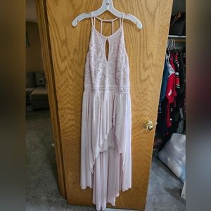 Blush Pink Formal Dress, Size 16 from David's Bridal